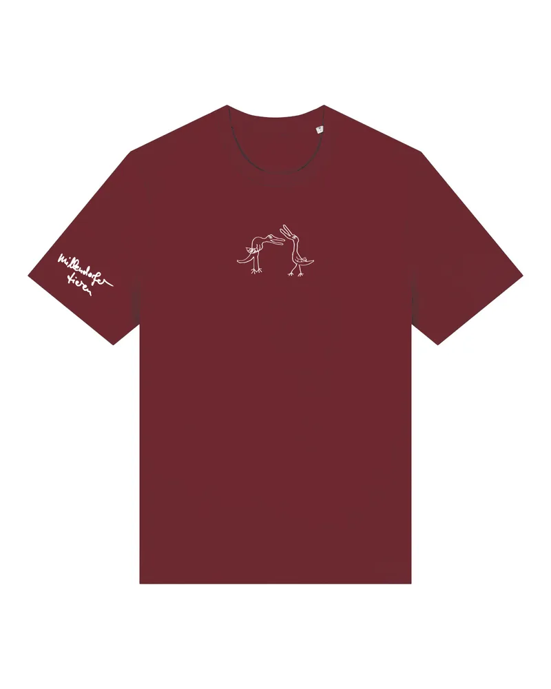 Gänse – Unisex, burgundy
