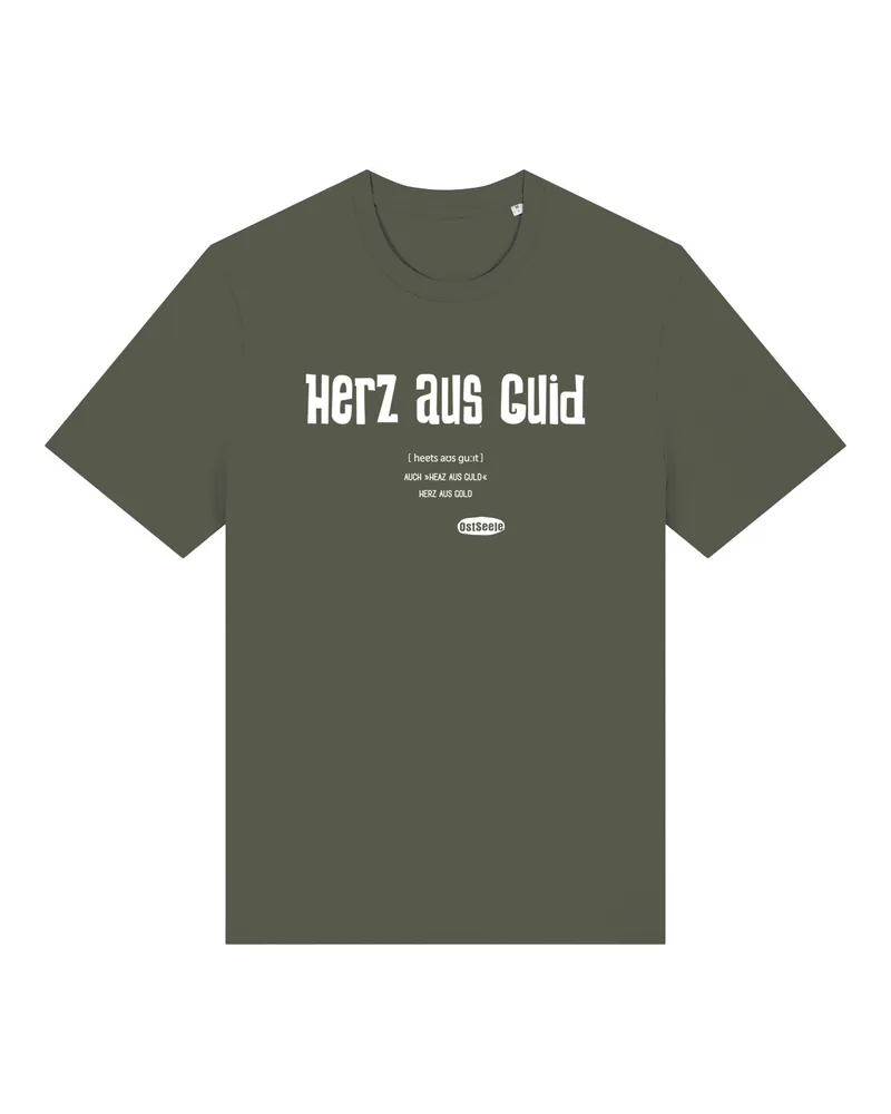 Herz aus Guid – Unisex, khaki