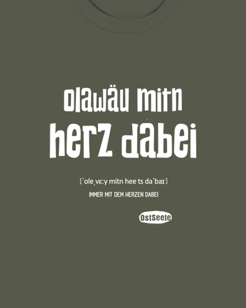 olawäu mitn Herz dabei – Motiv