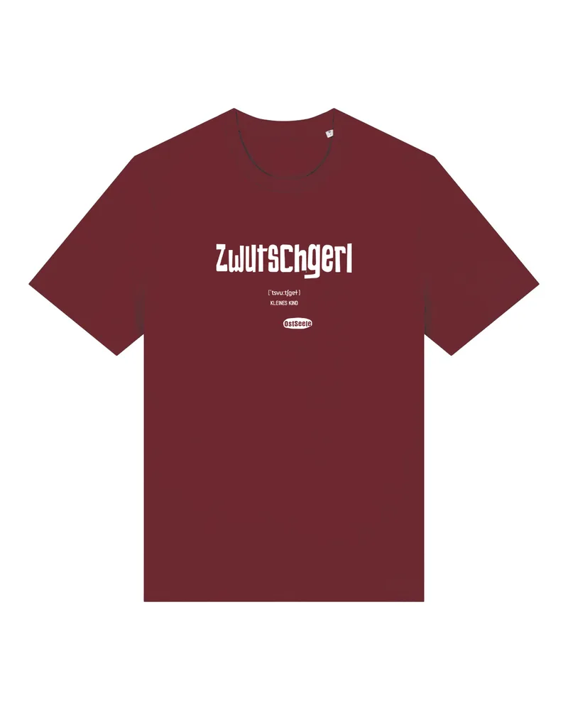 Zwutschgerl – Unisex, burgundy